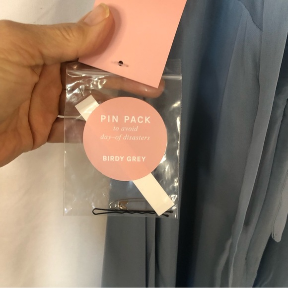 Birdy Grey Women’s Dress Moni Silver Gray Side Pockets Convertible Back - Picture 5 of 10